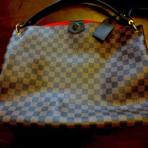 Louis Vuitton Gracefull MM bought in May 2021.     16.1x13.8x5.5.  Damier Ebene